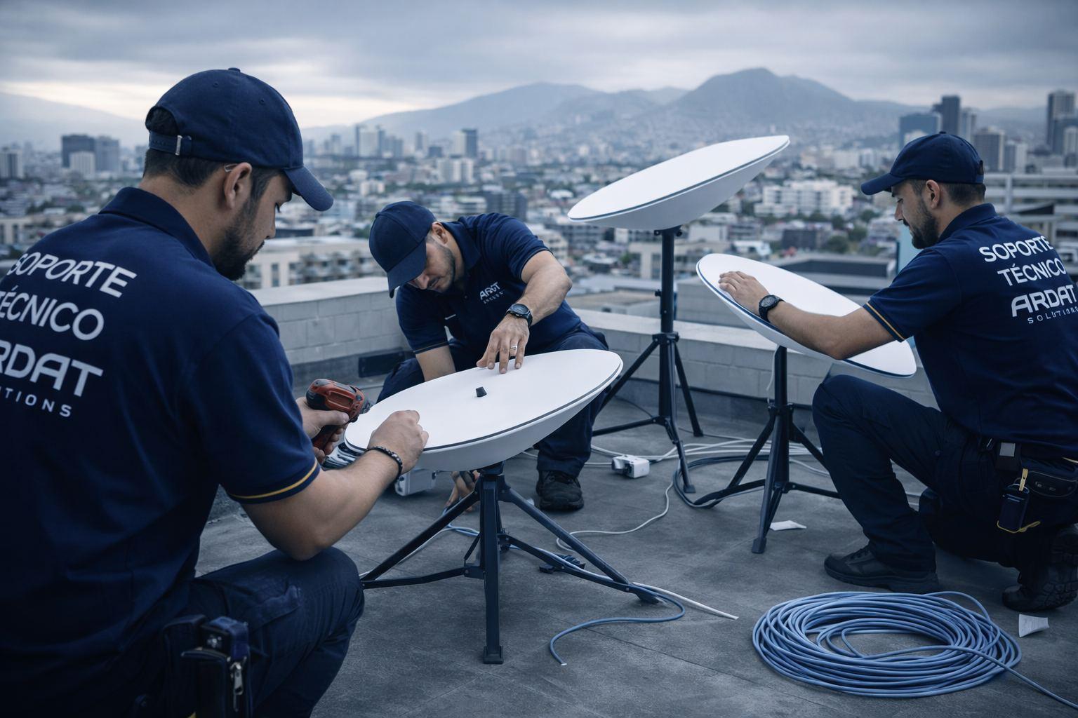 Instalación de antenas Starlink por Ardat Solutions