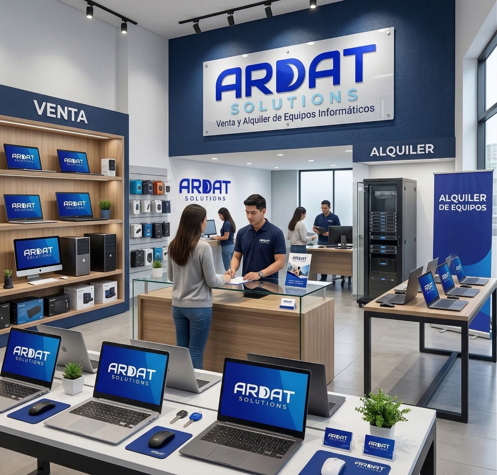 Venta y alquiler de equipos informáticos Ardat Solutions